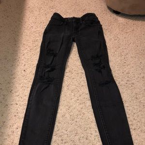 Ripped American eagle jeans